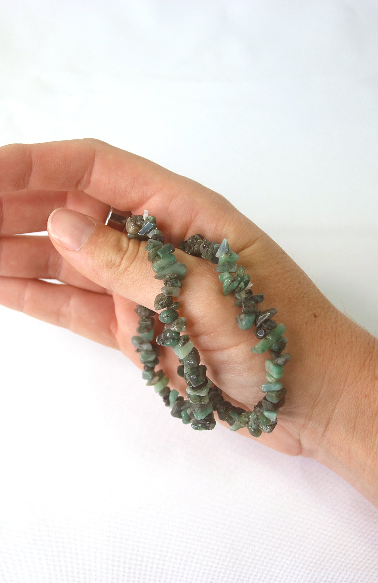 Emerald Chip Bracelet